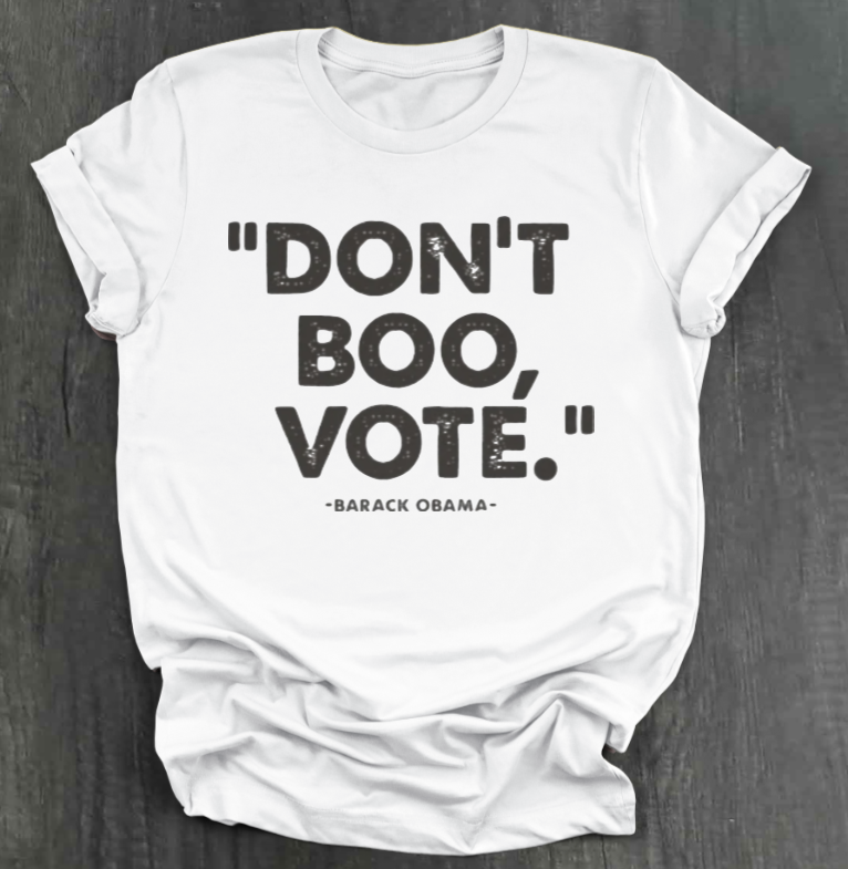 CAMISETA NO ABUCHEE, VOTE