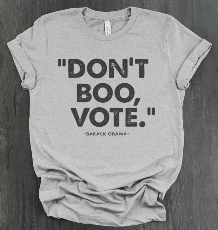 CAMISETA NO ABUCHEE, VOTE