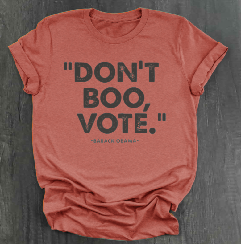 CAMISETA NO ABUCHEE, VOTE