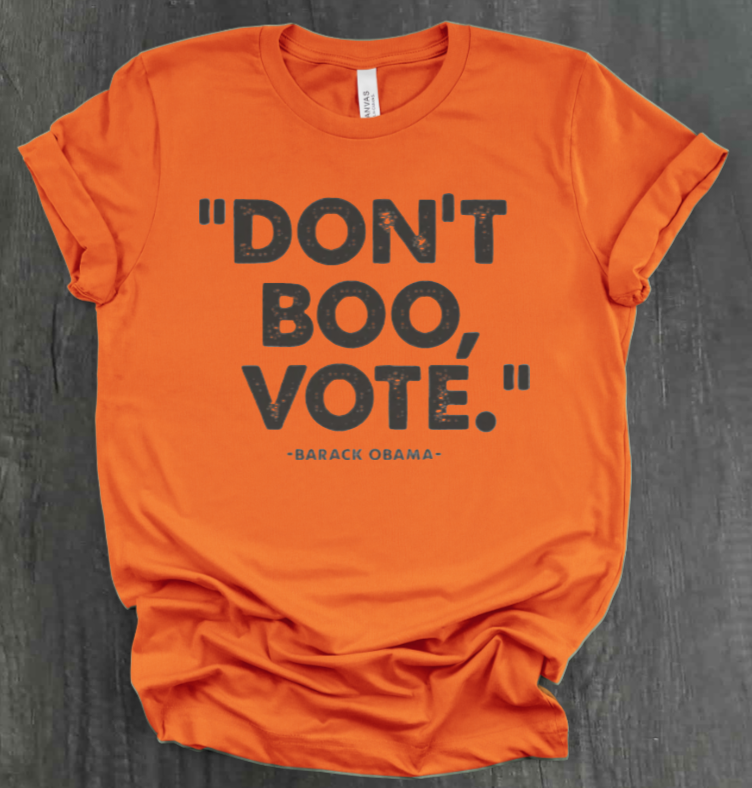 CAMISETA NO ABUCHEE, VOTE