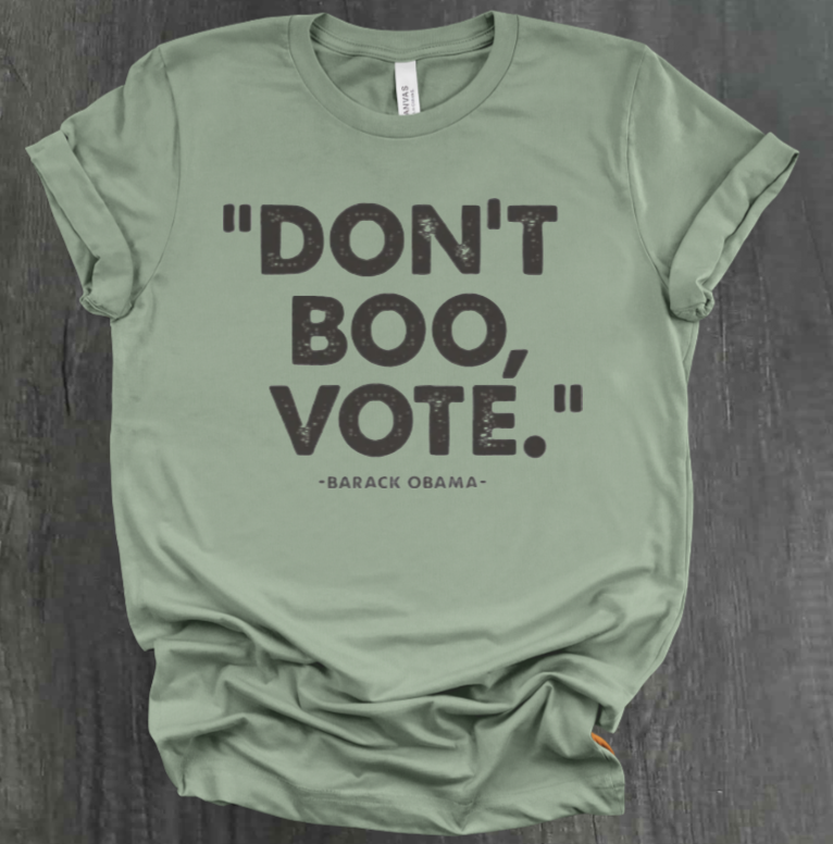 CAMISETA NO ABUCHEE, VOTE