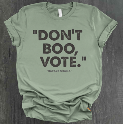CAMISETA NO ABUCHEE, VOTE