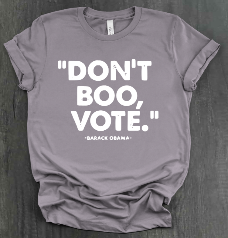 CAMISETA NO ABUCHEE, VOTE