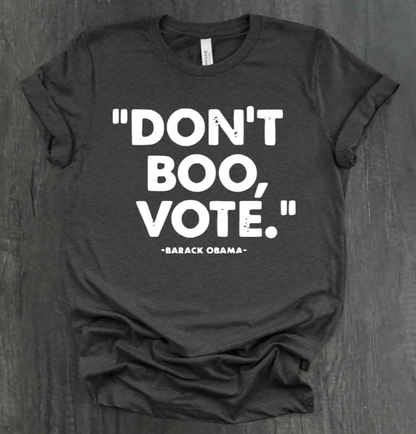 CAMISETA NO ABUCHEE, VOTE