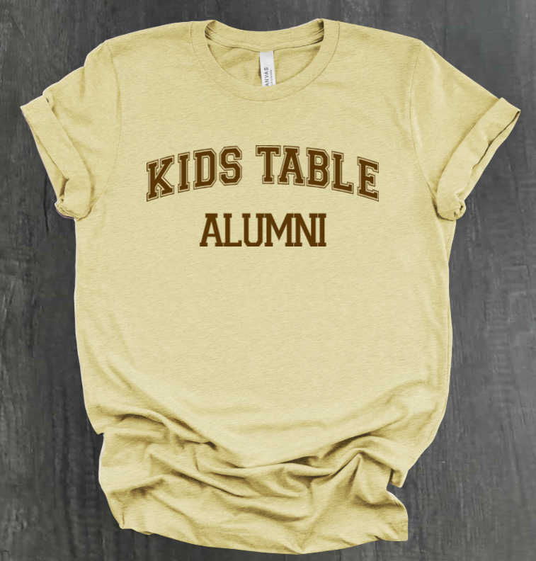 KIDS TABLE ALUMNI SHIRT