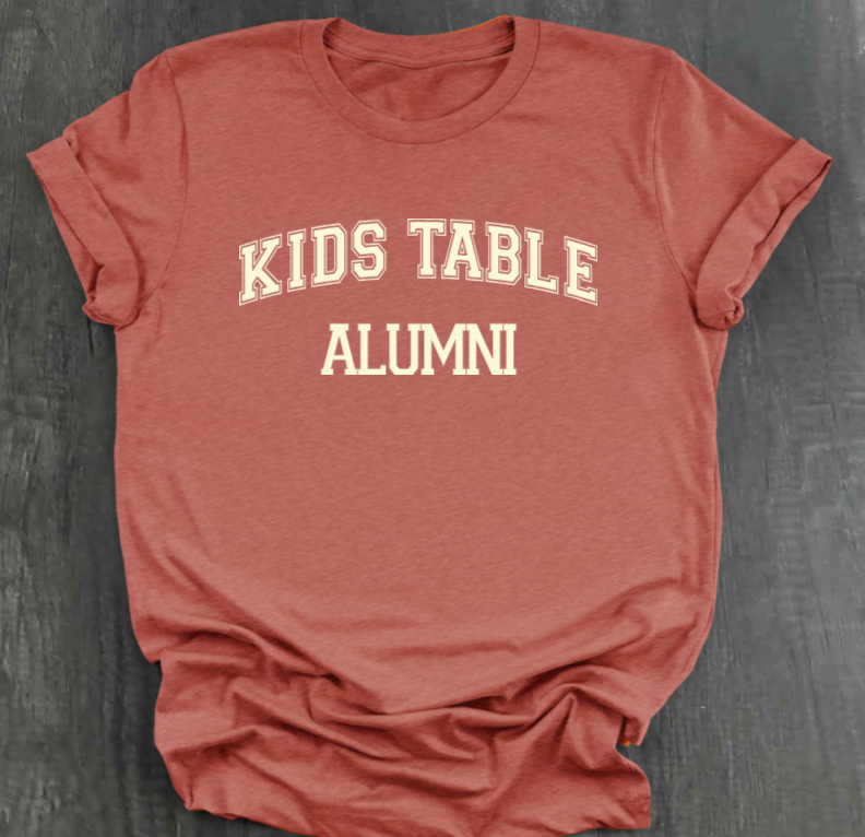 KIDS TABLE ALUMNI SHIRT