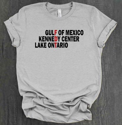 LAKE, GULF, KENNEDY SHIRT