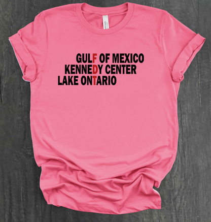 LAKE, GULF, KENNEDY SHIRT