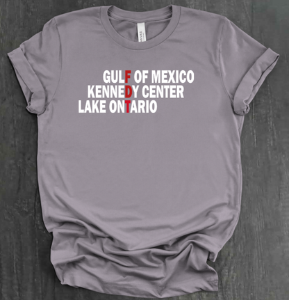 LAKE, GULF, KENNEDY SHIRT
