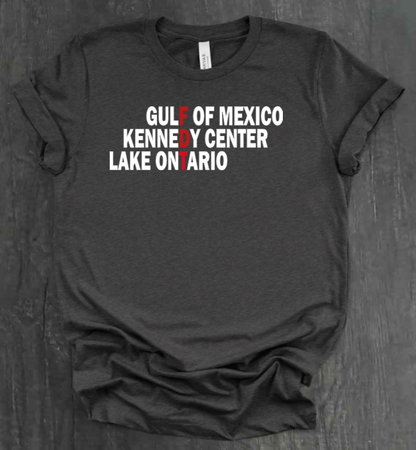LAKE, GULF, KENNEDY SHIRT