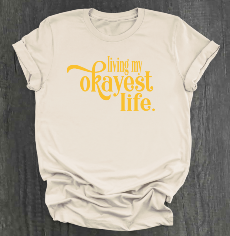 CAMISA VIVIENDO MI VIDA MÁS O MENOS