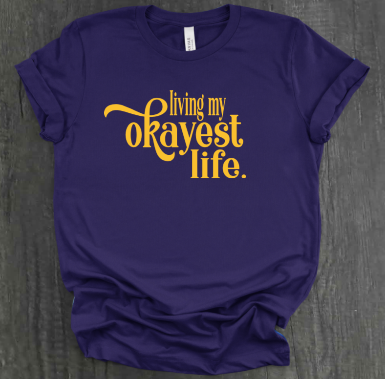 CAMISA VIVIENDO MI VIDA MÁS O MENOS