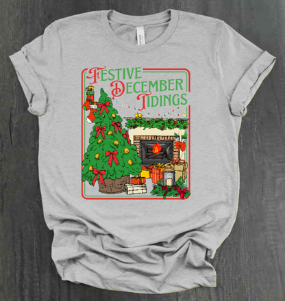 FESTIVE DECEMBER TIDINGS SHIRT