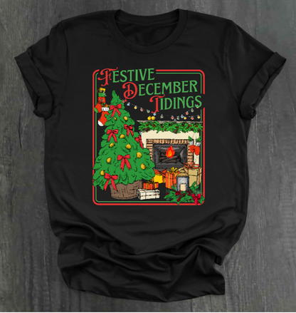 FESTIVE DECEMBER TIDINGS SHIRT