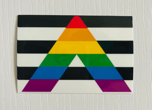 ALLY FLAG STICKER
