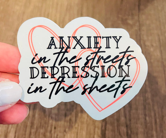 ANXIETY IN THE STREETS STICKER