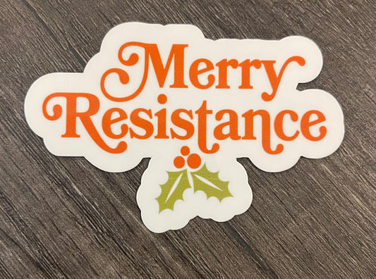 MERRY RESISTANCE STICKER