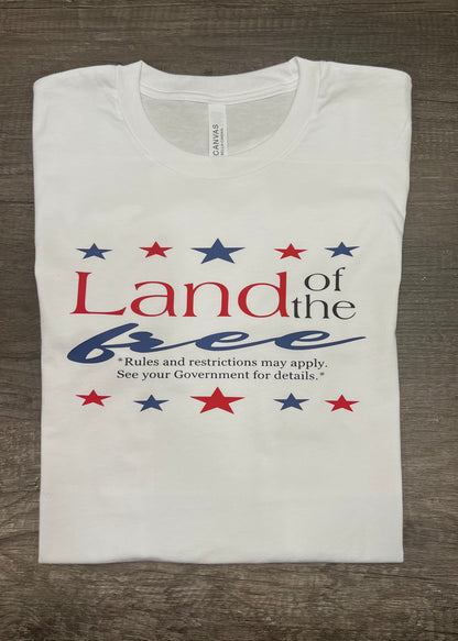 Camiseta Tierra de los "Libres"